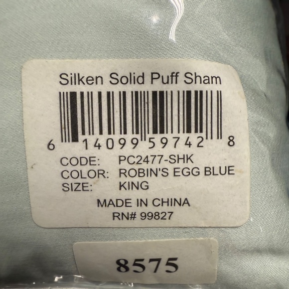 Pine Cone Hill Silken Solid Puff Sham - Picture 4 of 4